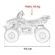 Quad Spalinowy 49CC SIRIUS Czerwony PSP.ATV-13A.CR